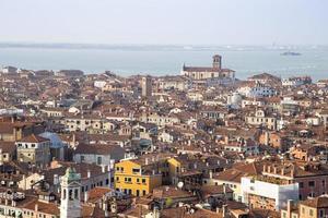 Venedig Stadtbild Ansicht berühmte alte Stadtgebäude in Italien foto