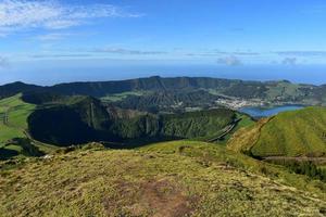 Kraterseen auf Sao Miguel auf den Azoren foto