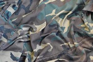 Camouflage-Hintergrundtextur als Hintergrund für Armee- und Militärdesignprojekte foto