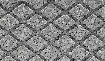 Polystyrolzellen Schaumansicht als Hintergrund foto