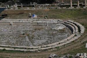 Pool in der antiken Stadt Aphrodisias in Aydin, Türkei foto