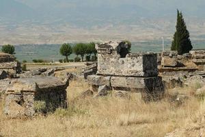 Grab in der antiken Stadt Hierapolis, Pamukkale, Denizli, Turkiye foto