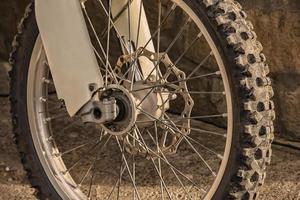 Detail des Mountainbikes. foto