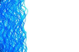 blauer meer wellenkreide malen textur hintergrund foto