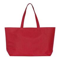 rote Einkaufstasche (Schnittpfad) foto