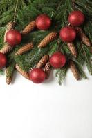 ursprünglicher weihnachtsbaumhintergrund. Frohe Weihnachtsbaum-Grußkarte. Frohes neues Jahr 2023 foto