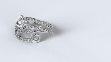 hochzeit, ring, gold, silber, diamant, verlobung, mode, ehe, stein, 3d render foto