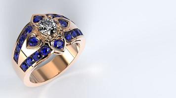 hochzeit, ring, gold, silber, diamant, verlobung, mode, ehe, stein, 3d render foto