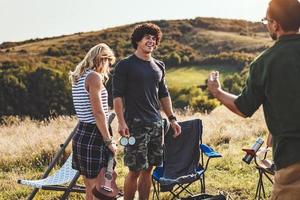 Campingzeit anzeigen foto