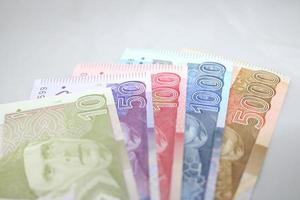 pakistanisches Währungsmix-Notenpaket foto
