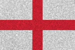 Flagge von England auf Styropor-Textur foto