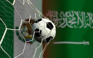 fußballpokalwettbewerb zwischen dem nationalen mexiko und dem nationalen saudi-arabien. foto