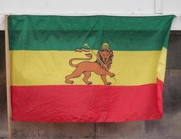 Reichsflagge von Äthiopien foto