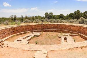 Pueblo-Kiva der Vorfahren in Colorado foto