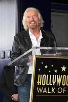 los angeles - 16. oktober - sir richard branson bei der sir richard branson starzeremonie auf dem hollywood walk of fame am 16. oktober 2018 in los angeles, ca foto