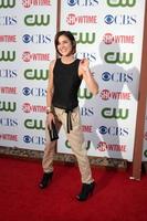 los angeles, 3. aug - jessica stroup kommt zur cbs tca sommer 2011 all star party im robinson may parkhaus am 3. august 2011 in beverly hills, ca foto