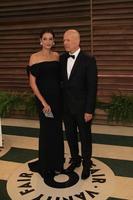 los angeles, 2. märz - emma hemming, bruce willis bei der vanity fair oscar party 2014 auf dem sunset boulevard am 2. märz 2014 in west hollywood, ca foto