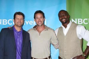 los angeles, 24. juli - todd palin, brent gleeson, terry crews kommen zur nbc tca sommer 2012 pressetour im beverly hilton hotel am 24. juli 2012 in beverly hills, ca foto