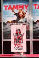 los angeles, 2. juli - susan sarandon bei der hand- und fußabdruckzeremonie von melissa mccarthy im tcl chinese theater am 2. juli 2014 in los angeles, ca foto