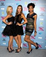 los angeles, 4. nov - süße spannung, sommerherrschaft, celine polenghi, millie thrasher bei der 2013 x factor top 12 party im sls hotel am 4. november 2013 in beverly hills, ca foto