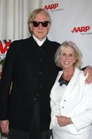 los angeles, 1. august - t bone burnett, callie khouri beim aarp mittagessen iho jeff bridges im spago am 1. august 2014 in beverly hills, ca foto