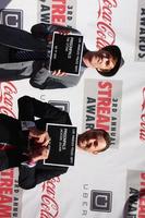 los angeles, feb 17 - tim stone, jackson juliani kommt bei den streamy awards 2013 im hollywood palladium am 17. februar 2013 in los angeles, ca foto