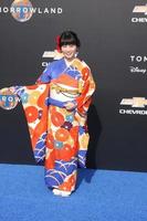 Los Angeles, 9. Mai – Mirai Shida bei der Tomorrowland-Premiere im Amc Downtown Disney am 9. Mai 2015 in Lake Buena Vista, ca foto