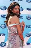 janice dickerson kommt am 20. mai 2009 im nokia theater in los angeles zum finale der 8. staffel von amerian idol foto