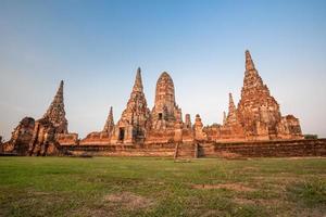 Wat Chaiwatthanaram Tempel, Ayutthaya, Thailand foto