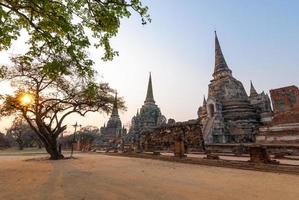 Wat Phra Sri Sanphet, Welterbe, Ayutthaya, Thailand foto