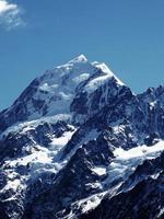 Mount Cook Gletscher in Neuseeland foto