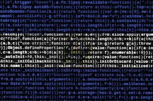 el salvador flag wird auf dem bildschirm mit dem programmcode dargestellt. das konzept der modernen technologie und standortentwicklung foto