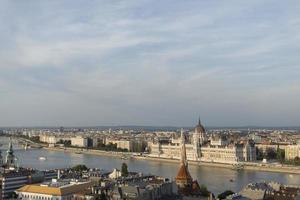 malerische aussicht auf budapest, ungarn foto