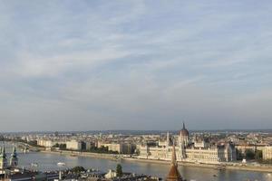 malerische aussicht auf budapest, ungarn foto