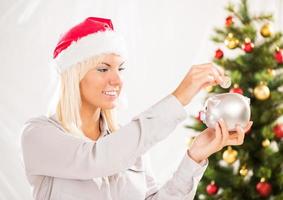 geld sparen für weihnachten foto