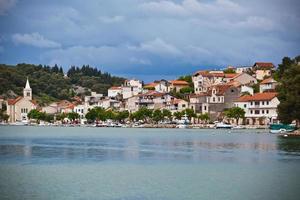 zaton, kroatien blick vom meer foto