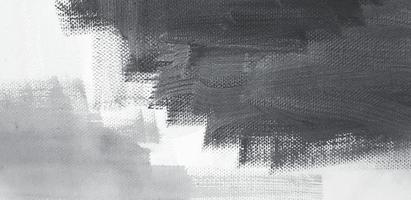 schwarz-weiße abstrakte Malerei auf Leinwandpapier für den Hintergrund im Aquarellstil. malen, zeichnen und kunsttapetenkonzept. foto