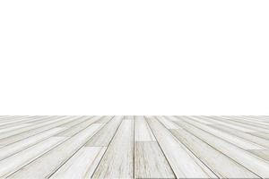 Holzboden auf weißem Hintergrund foto