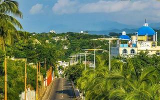 puerto escondido mexiko oaxaca mexikanisch 2022 schöne stadt und seelandschaft landschaft panorama und blick puerto escondido mexiko. foto