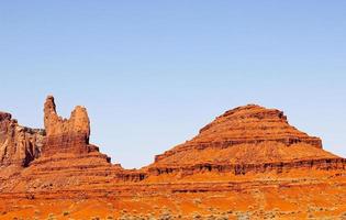 Monument Valley Peaks mit Erosion foto