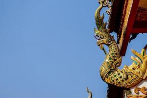 Blick auf den chinesischen Tempel foto