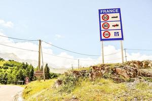 französisches Straßenschild foto