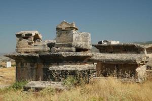 Grab in der antiken Stadt Hierapolis, Pamukkale, Denizli, Turkiye foto