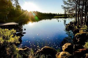 Landschaft in Schweden, Europa foto