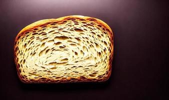 Ofen - traditionelles frisches heißes gekochtes Brot. Brot aus nächster Nähe schießen. foto