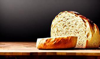 Ofen - traditionelles frisches heißes gekochtes Brot. Brot aus nächster Nähe schießen. foto