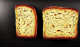 Ofen - traditionelles frisches heißes gekochtes Brot. Brot aus nächster Nähe schießen. foto