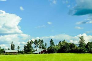 Landschaft in Schweden, Europa foto