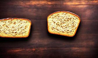 Ofen - traditionelles frisches heißes gekochtes Brot. Brot aus nächster Nähe schießen. foto