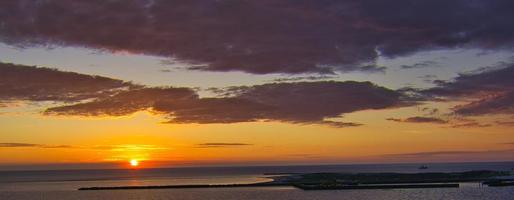 helgoland - inseldüne - sonnenaufgang foto